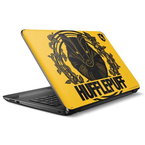 Wizarding Worlds Harry Potter Hufflepuff Illustration HP Notebook Skin