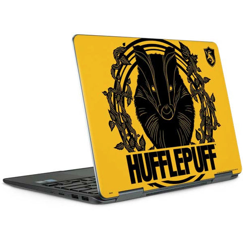 Wizarding Worlds Harry Potter Hufflepuff Illustration Notebook 9 Pro 13in (2017) Skin