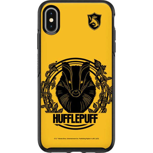 Wizarding Worlds Harry Potter Hufflepuff Illustration Otterbox Symmetry iPhone Skin