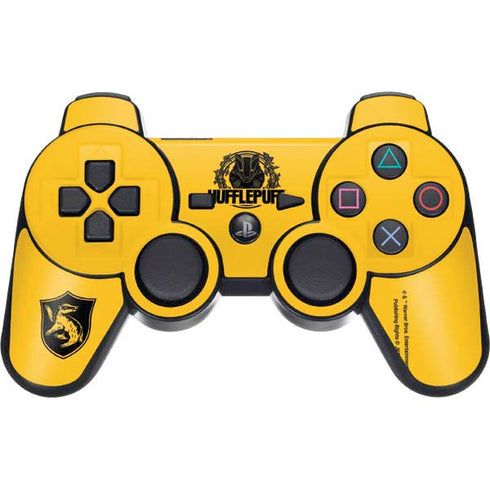 Wizarding Worlds Harry Potter Hufflepuff Illustration PS3 Dual Shock wireless controller Skin