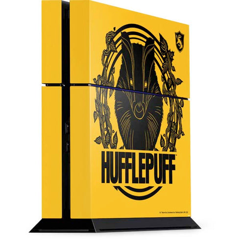 Wizarding Worlds Harry Potter Hufflepuff Illustration PS4 Console Skin