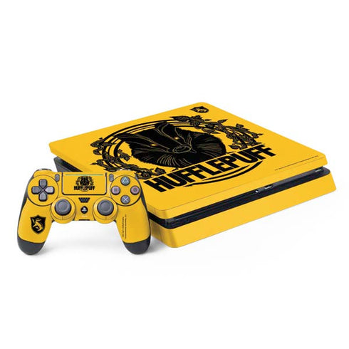 Wizarding Worlds Harry Potter Hufflepuff Illustration PS4 Slim Bundle Skin