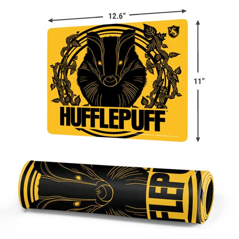 Wizarding Worlds Harry Potter Hufflepuff Illustration Gaming Mouse Pad
