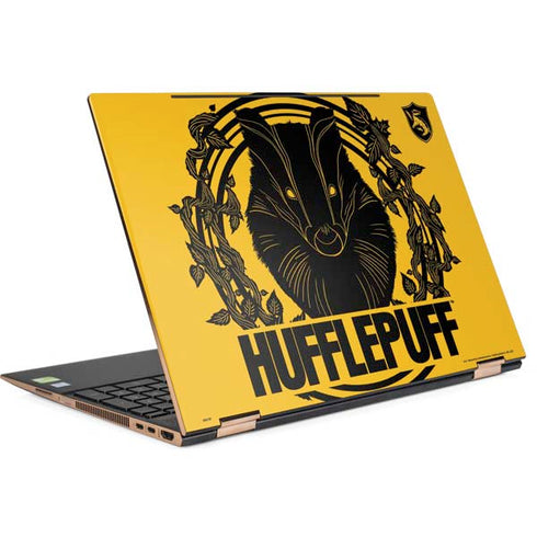 Wizarding Worlds Harry Potter Hufflepuff Illustration HP Spectre Skin