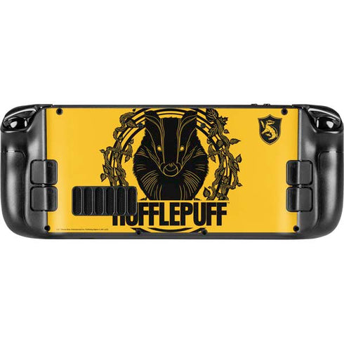 Wizarding Worlds Harry Potter Hufflepuff Illustration Steam Deck Handheld Gaming Computer Skin