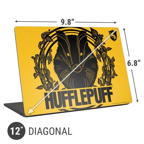 Wizarding Worlds Harry Potter Hufflepuff Illustration Universal Laptop 12in (9.8 x 6.8in) Skin