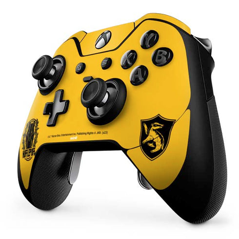 Wizarding Worlds Harry Potter Hufflepuff Illustration Xbox One Elite Controller Skin
