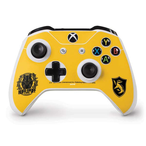 Wizarding Worlds Harry Potter Hufflepuff Illustration Xbox One S Controller Skin