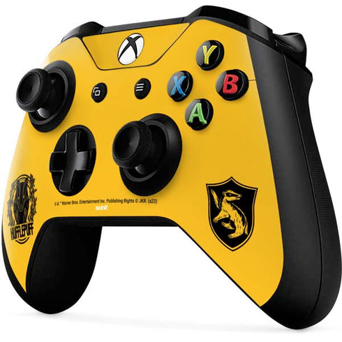 Wizarding Worlds Harry Potter Hufflepuff Illustration Xbox One X Controller Skin