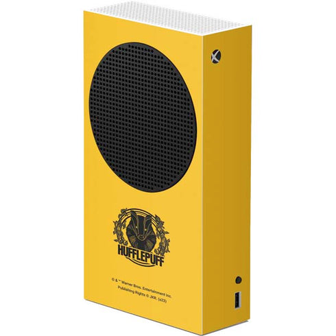 Wizarding Worlds Harry Potter Hufflepuff Illustration Xbox Series S Console Skin