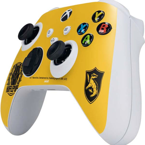 Wizarding Worlds Harry Potter Hufflepuff Illustration Xbox Series S Controller Skin