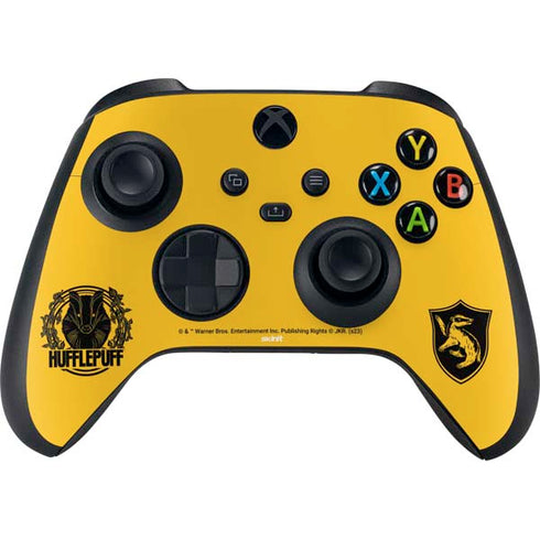Wizarding Worlds Harry Potter Hufflepuff Illustration Xbox Series X Controller Skin
