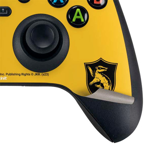 Wizarding Worlds Harry Potter Hufflepuff Illustration Xbox Series X Controller Skin