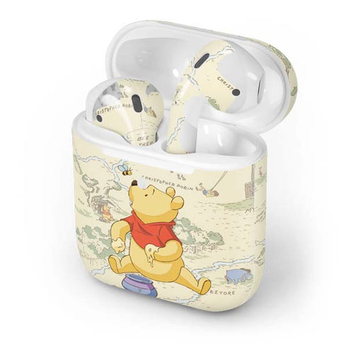 Disney Winnie the Pooh Hundred Acre Wood Apple AirPods 2 Skin