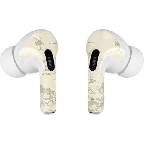 Disney Winnie the Pooh Hundred Acre Wood Apple AirPods Pro Skin