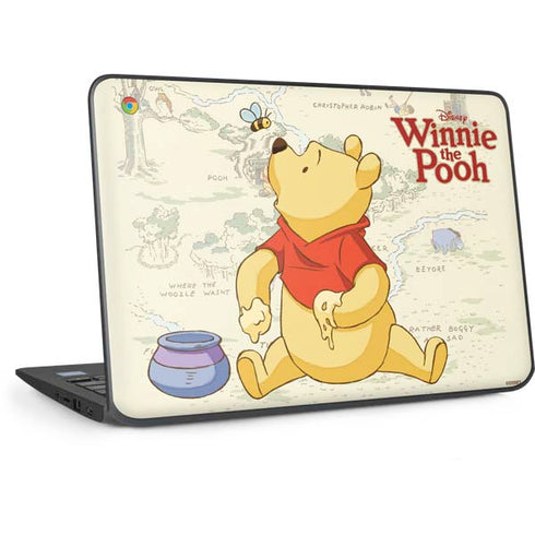 Disney Winnie the Pooh Hundred Acre Wood HP Chromebook Skin