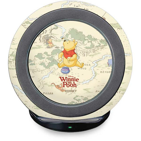 Disney Winnie the Pooh Hundred Acre Wood Fast Charge Wireless Charging Stand Skin