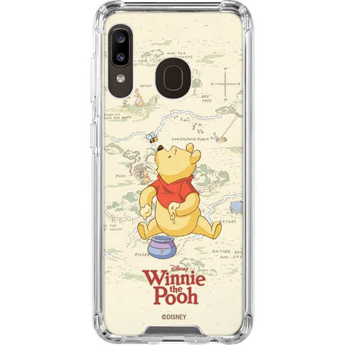 Disney Winnie the Pooh Hundred Acre Wood Galaxy A30 Clear Case