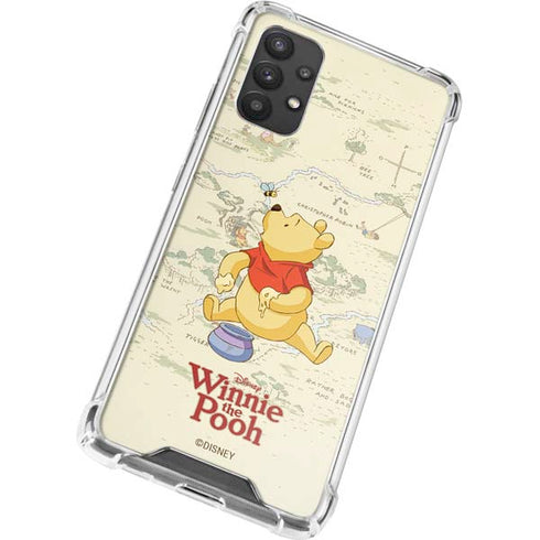Disney Winnie the Pooh Hundred Acre Wood Galaxy A32 5G Clear Case