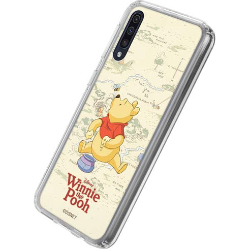 Disney Winnie the Pooh Hundred Acre Wood Galaxy A50 Clear Case