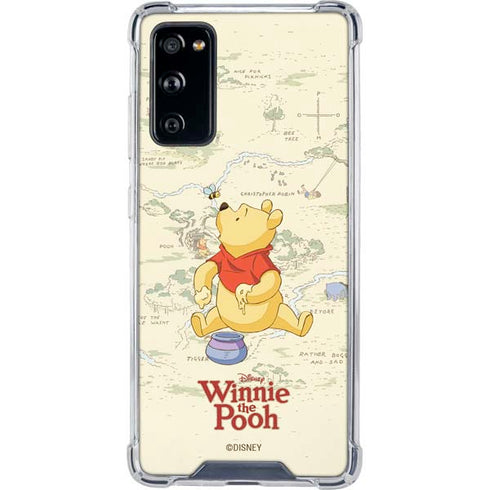 Disney Winnie the Pooh Hundred Acre Wood Galaxy S20 FE Clear Case