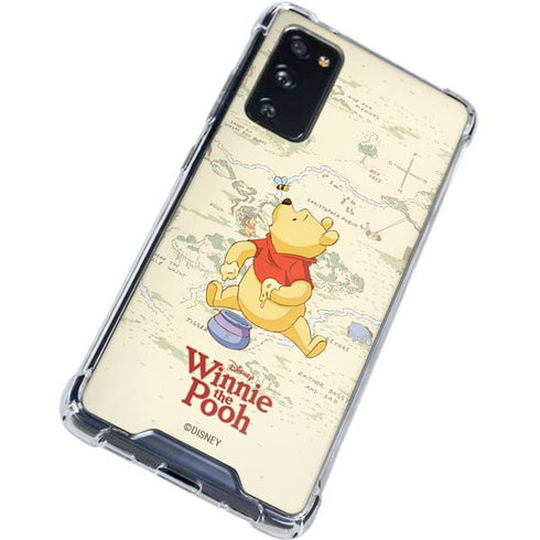 Disney Winnie the Pooh Hundred Acre Wood Galaxy S20 FE Clear Case