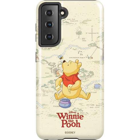 Disney Winnie the Pooh Hundred Acre Wood Galaxy S21 5G Pro Case