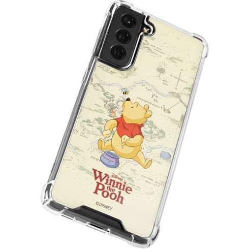 Disney Winnie the Pooh Hundred Acre Wood Galaxy S21 FE Clear Case