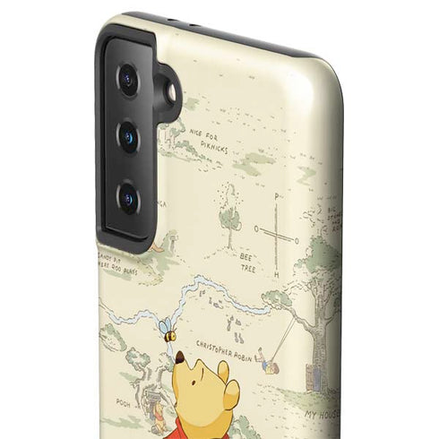 Disney Winnie the Pooh Hundred Acre Wood Galaxy S21 FE Pro Case