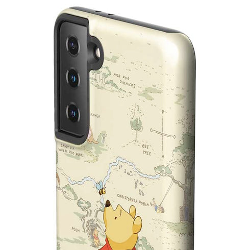 Disney Winnie the Pooh Hundred Acre Wood Galaxy S21 Plus 5G Pro Case
