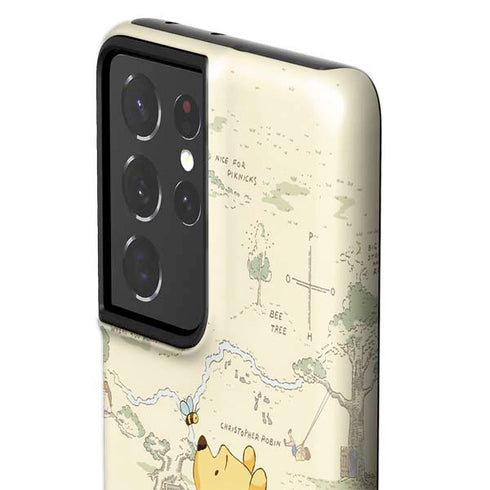 Disney Winnie the Pooh Hundred Acre Wood Galaxy S21 Ultra 5G Pro Case