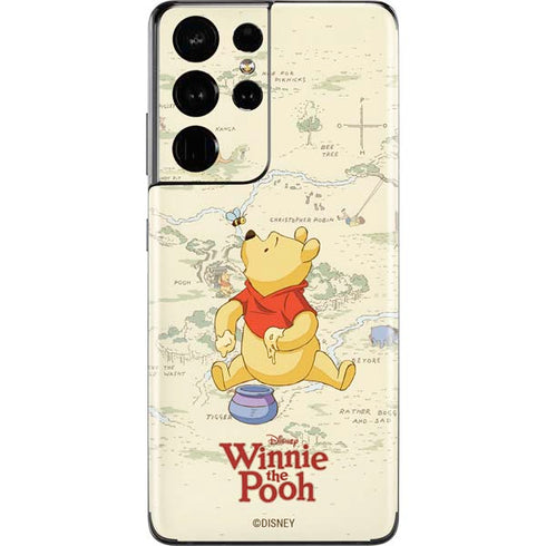 Disney Winnie the Pooh Hundred Acre Wood Galaxy S21 Ultra 5G Skin