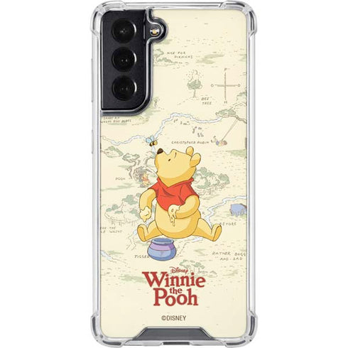 Disney Winnie the Pooh Hundred Acre Wood Galaxy S22 Clear Case