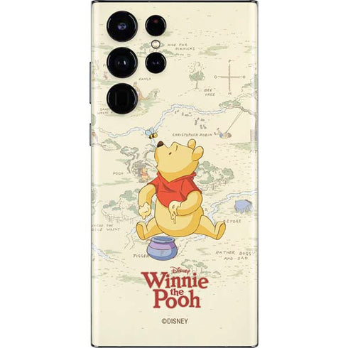 Disney Winnie the Pooh Hundred Acre Wood Galaxy S22 Ultra Skin