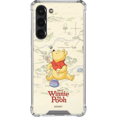 Disney Winnie the Pooh Hundred Acre Wood Galaxy S23 Plus Clear Case