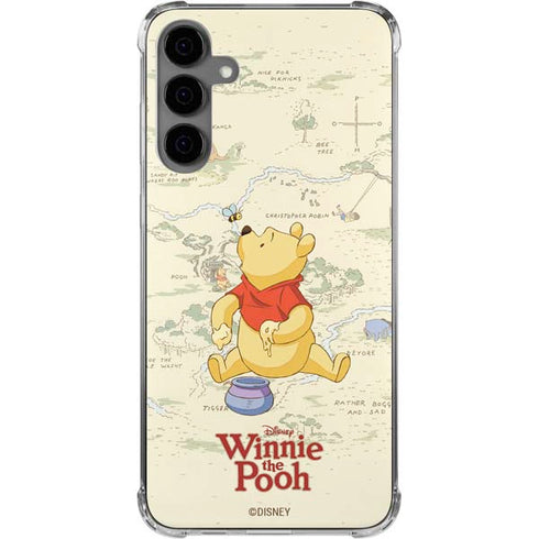 Disney Winnie the Pooh Hundred Acre Wood Galaxy S24 Plus Clear Case