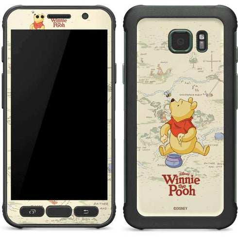 Disney Winnie the Pooh Hundred Acre Wood Galaxy S7 Active Skin