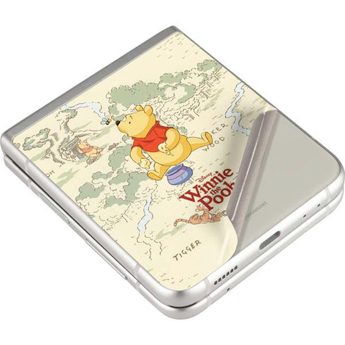 Disney Winnie the Pooh Hundred Acre Wood Galaxy Z Flip4 5G Skin