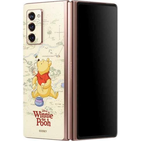 Disney Winnie the Pooh Hundred Acre Wood Galaxy Z Fold2 5G Skin