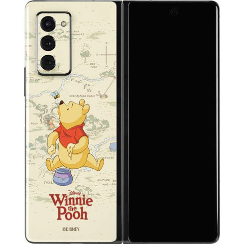 Disney Winnie the Pooh Hundred Acre Wood Galaxy Z Fold2 5G Skin