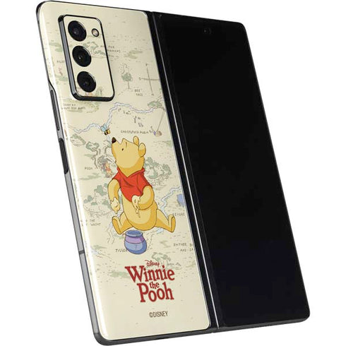 Disney Winnie the Pooh Hundred Acre Wood Galaxy Z Fold2 5G Skin