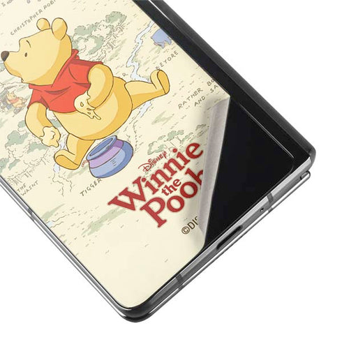 Disney Winnie the Pooh Hundred Acre Wood Galaxy Z Fold2 5G Skin