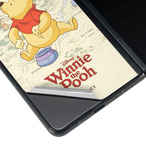 Disney Winnie the Pooh Hundred Acre Wood Galaxy Z Fold3 5G Skin