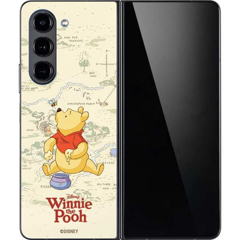 Disney Winnie the Pooh Hundred Acre Wood Galaxy Z Fold5 5G Skin