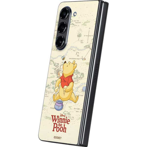 Disney Winnie the Pooh Hundred Acre Wood Galaxy Z Fold5 5G Skin