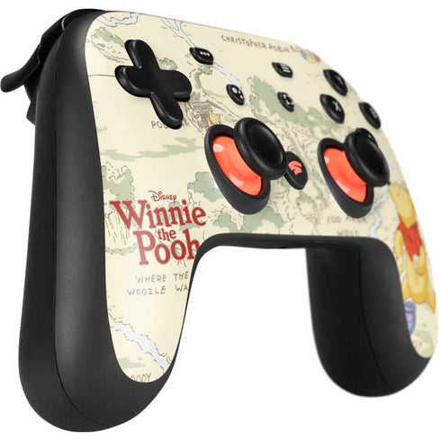 Disney Winnie the Pooh Hundred Acre Wood Google Stadia Controller Skin