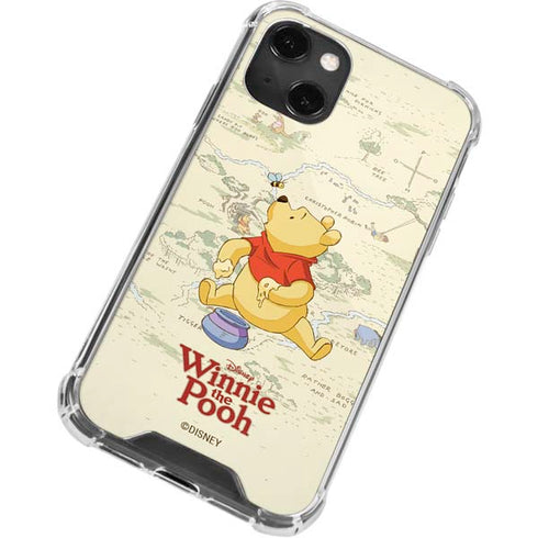 Disney Winnie the Pooh Hundred Acre Wood iPhone 13 Mini Clear Case
