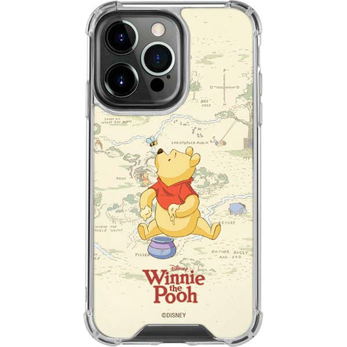 Disney Winnie the Pooh Hundred Acre Wood iPhone 13 Pro Clear Case