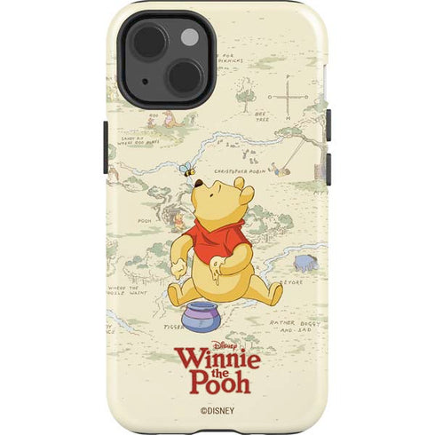 Disney Winnie the Pooh Hundred Acre Wood iPhone 15 Plus Impact Case
