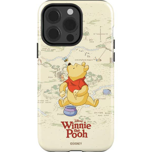 Disney Winnie the Pooh Hundred Acre Wood iPhone 15 Pro Impact Case